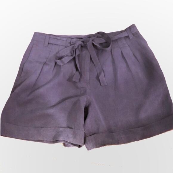 Robert Rodriguez Tie Waist Gray Shorts - Picture 1 of 7